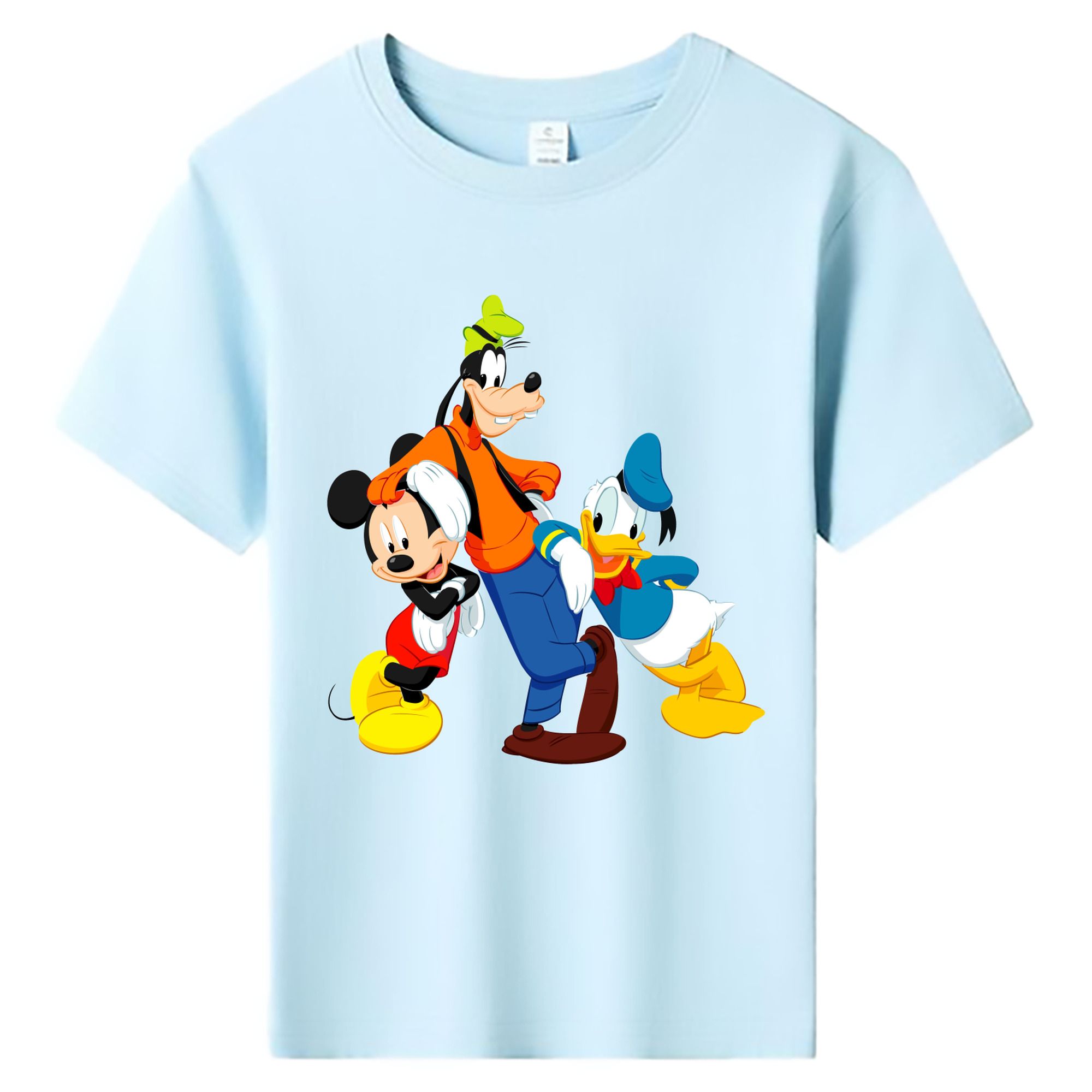 ミッキーマウス Mickey Mouse 綿100％キッズTシャツ（フロントプリント）